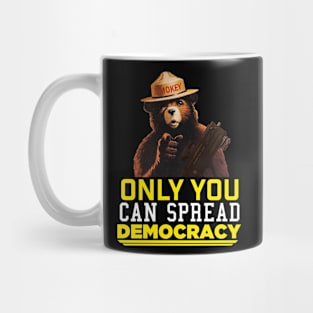 Helldivers 2 Only You Can Spread Democracy Mug